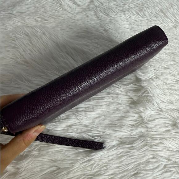 Michael Kors Burgundy Large Zip Around Wallet - Picture 7 of 9